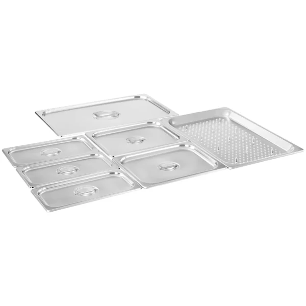 Bain Marie - 6 gastronádob - s nástavcem na maso - Image 8
