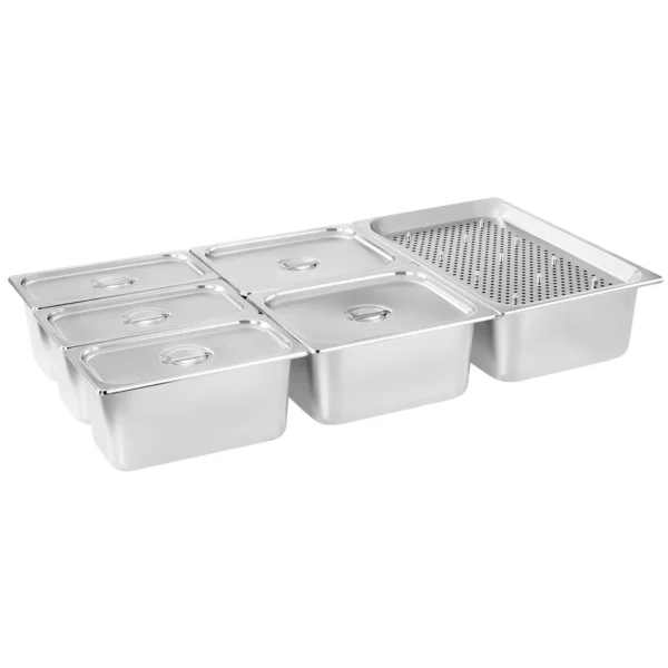 Bain Marie - 6 GN - s nástavcem na maso a vypouštěcím kohoutkem - Image 6