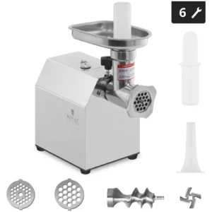 Mlýnek na maso z ušlechtilé oceli - zpětný chod - 70 kg/h