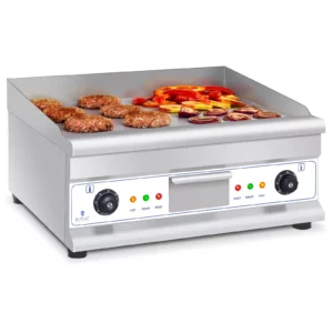 Grilovací deska - dvojitá - elektrická - 60 cm - hladká - 2 x 3 200 W
