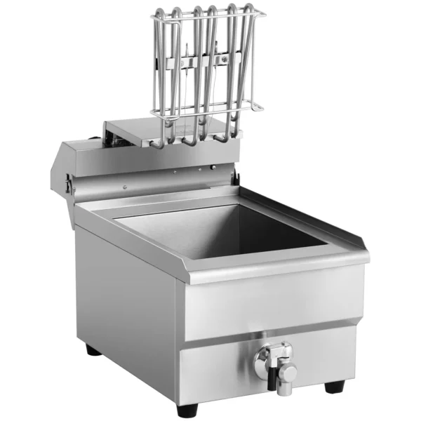 Elektrická fritéza - 16 litrů - 6 000 W - výpustný kohout - studená zóna - Image 4