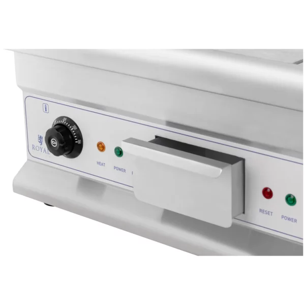 Elektrická grilovací deska - dvojitá - 60 cm - hladký a žebrovaný povrch - 6 400 W - Image 5