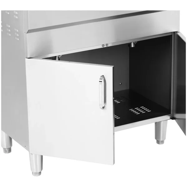 Dvojitá elektrická fritéza - 26 l - 10 000 W - vypouštěcí kohout - studená zóna - spodní skříňka - Image 9