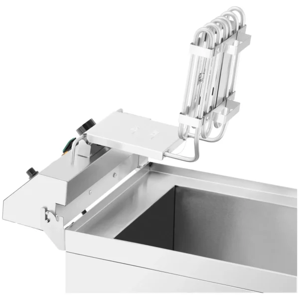 Elektrická fritéza - 13 l - 3000 W - výpustný kohout - studená zóna - Image 3