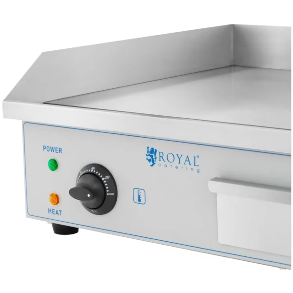 Dvojitá elektrická grilovací deska - 73 cm - Royal Catering - hladká - 2 x 2 200 W - Image 3