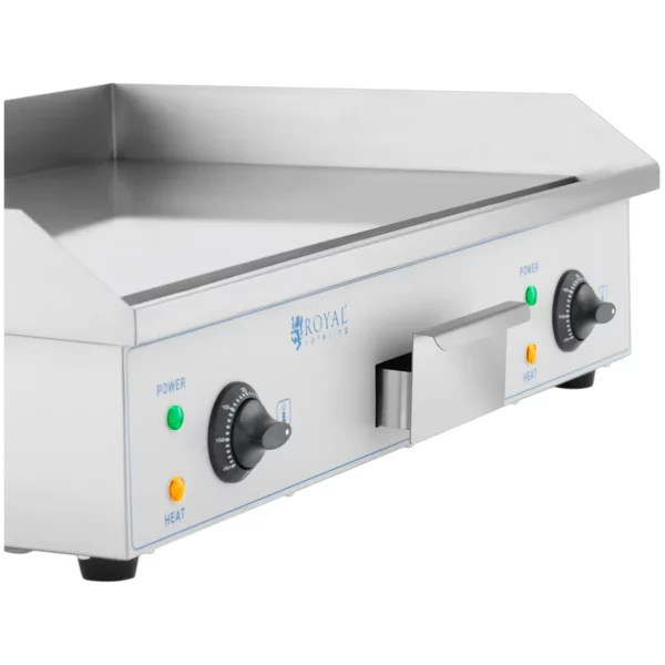 Dvojitá elektrická grilovací deska - 73 cm - Royal Catering - hladká - 2 x 2 200 W - Image 4