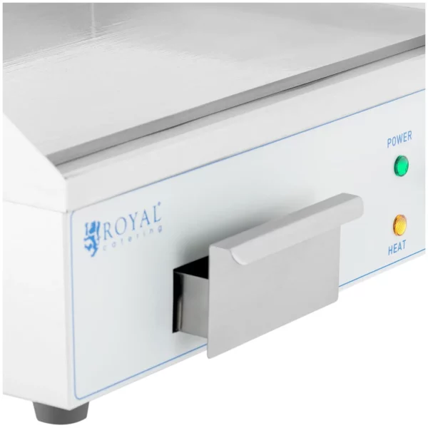 Elektrická grilovací deska - 55 cm - Royal Catering - hladká - 3 000 W - Image 4