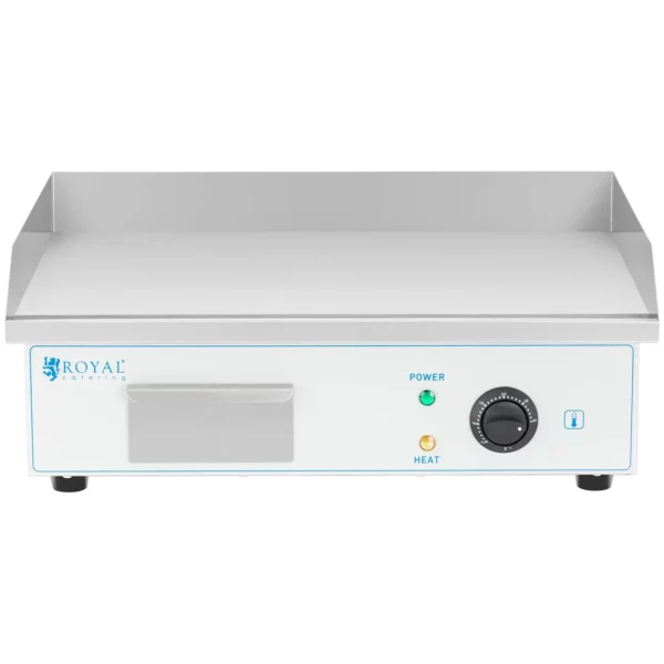 Elektrická grilovací deska - 55 cm - Royal Catering - hladká - 3 000 W - Image 5