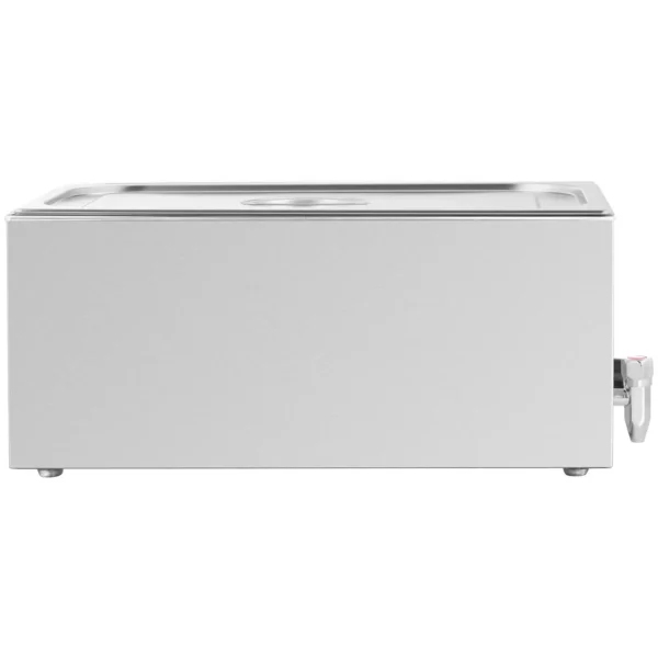Bain Marie - 640 W - GN 1/1 děrovaná pánev - vypouštěcí kohoutek - Image 5