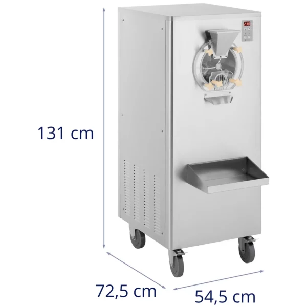 Zmrzlinovač - 1500 W - 15 - 22,5 l/h - 1 příchuť - rolovatelný - Royal Catering - Image 7