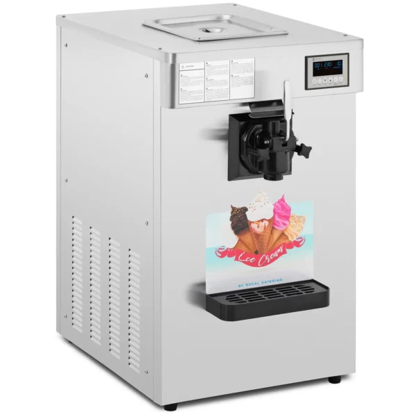 Stroj na točenou zmrzlinu - 1150 W - 18 l/h - nádoba: 10 l - 1 příchuť - Royal Catering