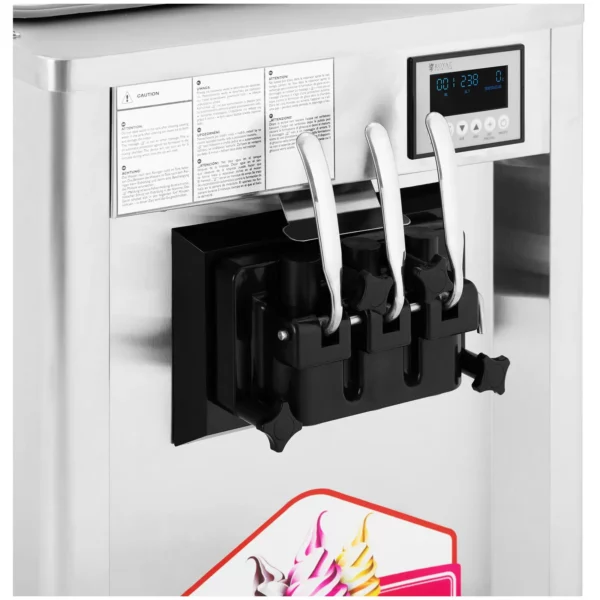 Stroj na točenou zmrzlinu - 1550 W - 23 l/h - 3 příchutě - Image 3