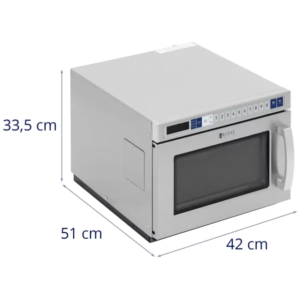 Gastro mikrovlnná trouba – 3000 W – 17 L – Royal Catering - Image 6
