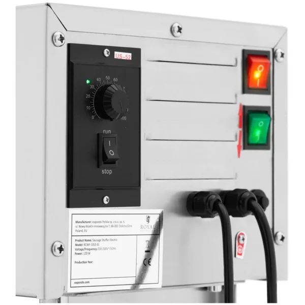 Plnička klobás - 10 L - elektrická - včetně 4 plnících trubic - Image 3