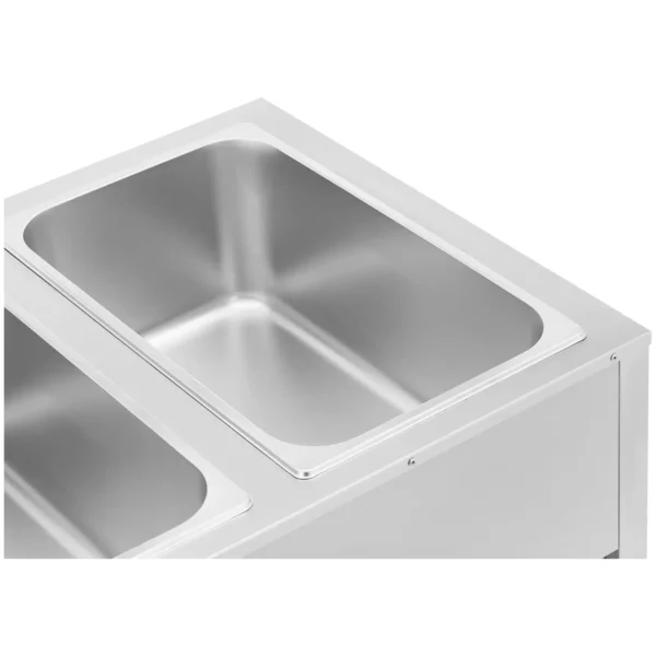 Bain Marie - 1265 W - 2 x GN 1/1 - se základnou - Image 4