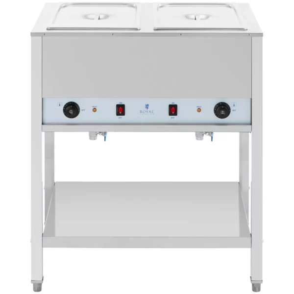 Bain Marie - 1265 W - 2 x GN 1/1 - se základnou - Image 6