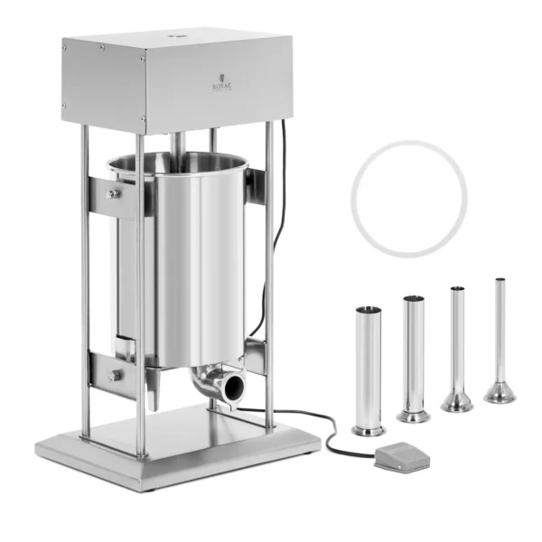 Plnička klobás - 20 l - elektrická - včetně 4 plnicí trubky - Royal Catering