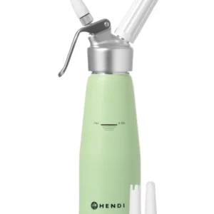 Sifonová láhev na šlehačku, HENDI, 0,5L, Pastelově zelená, ⌀80x(H)260mm