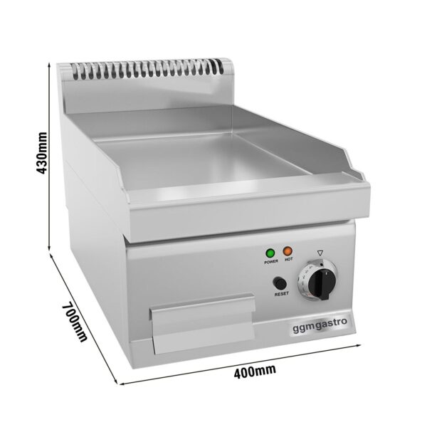 Elektrická grilovací deska - 3,6 kW - hladká