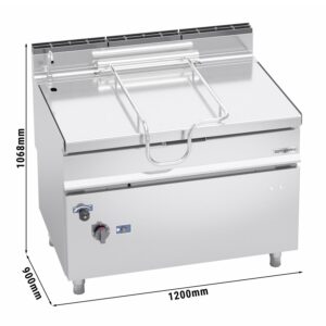 Plynová výklopná pánev - 120 litrů - 30 kW
