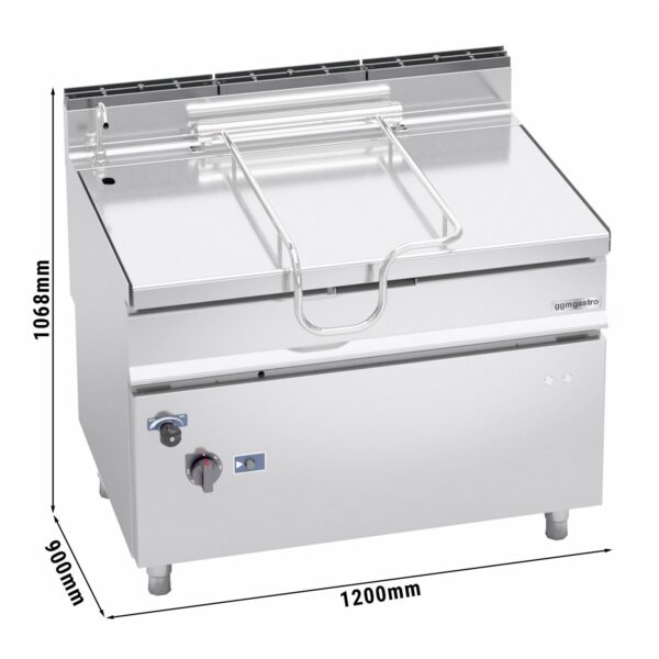 Plynová výklopná pánev - 120 litrů - 30 kW