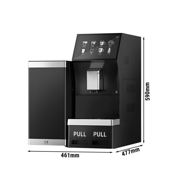 Plně automatický kávovar - 1,3 kW - 10 palcový dotykový displej - včetně chladničky na mléko - Image 7