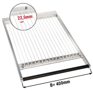 Rám pro dvojité vykrajovátky pralinek - rozteč drátů: 22,5 mm