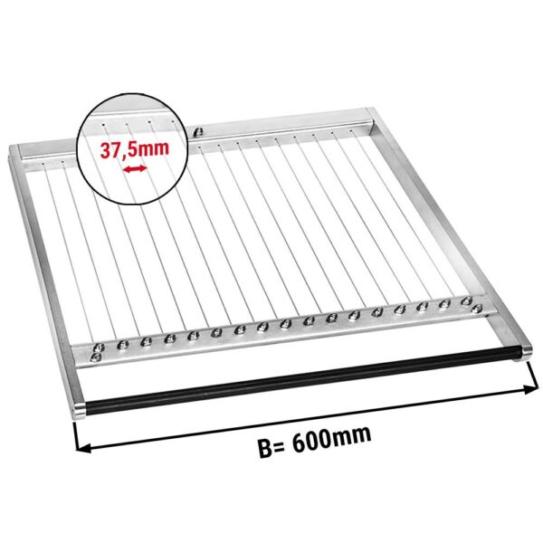 Rám pro dvojité vykrajovátky pralinek - rozteč drátů: 37,5 mm