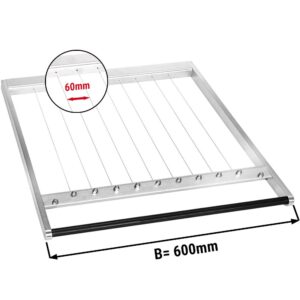 Rám na dvojité vykrajovátky pralinek - rozteč drátů: 60 mm