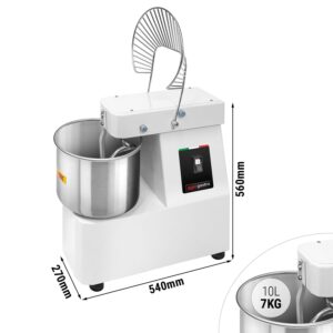 Stroj na těsto - 10 litrů / 7 kg - s pevnou mísou