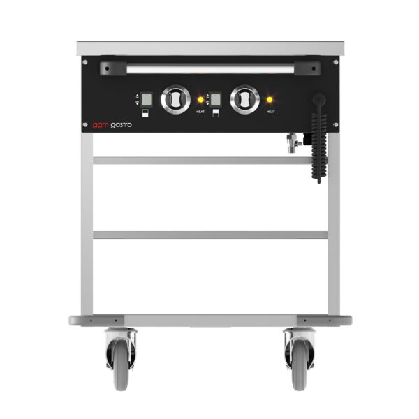 Bain-Marie termo vozík - 2 x GN 1/1 - teplotu bazénu lze regulovat samostatně - Image 5