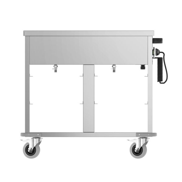 Bain-Marie termo vozík - 2 x GN 1/1 - teplotu bazénu lze regulovat samostatně - Image 7