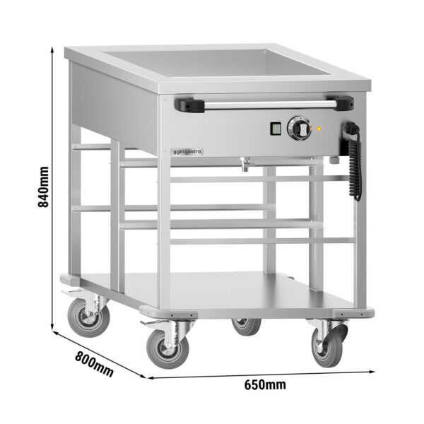 Termovozík Bain-Marie - 2 x GN 1/1 - Image 5