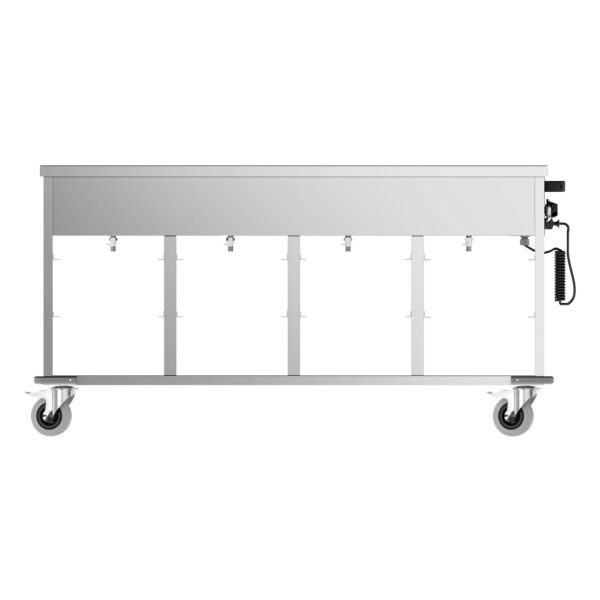 Bain-Marie termo vozík - 4 x GN 1/1 - teplotu bazénu lze regulovat samostatně - Image 8