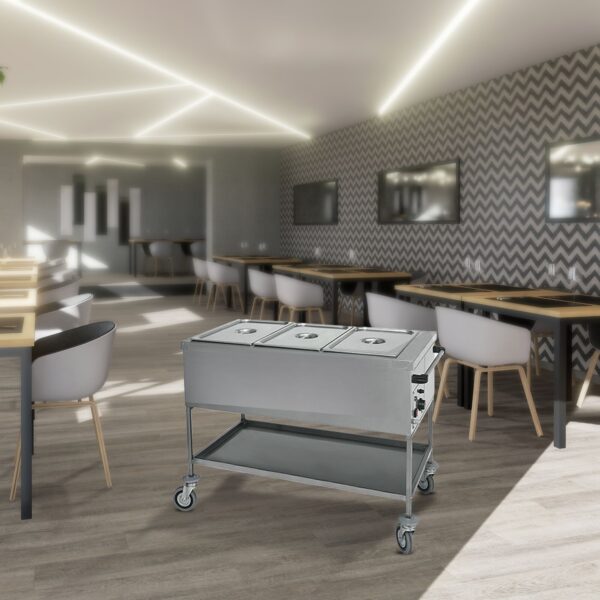 Termovozík Bain-Marie - 3x GN 1/1 - Image 6