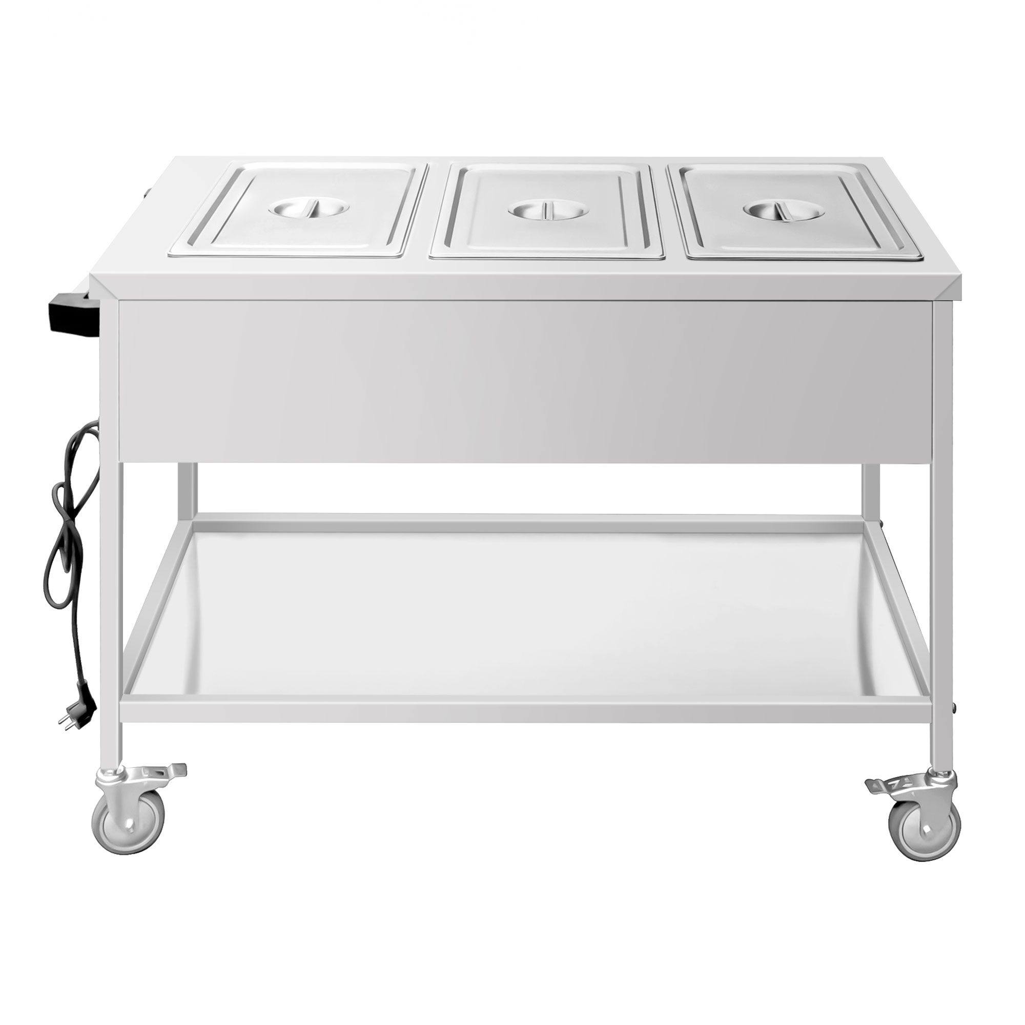 Bain-Marie termo vozík - 3x GN 1/1 - teplotu bazénu lze regulovat samostatně - Obrázek 10