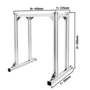 Základní rám pro stroj churro - 440 mm