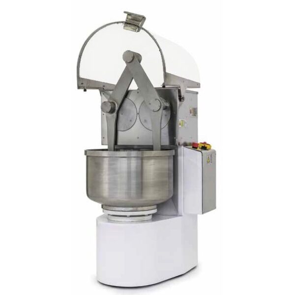 Stroj na pekařské těsto - 80 litrů / 60 kg - 2 rychlosti - s prodlouženými rameny - Image 3