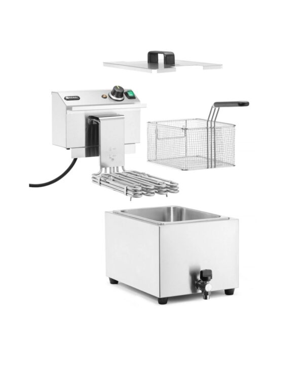 Vysoce výkonná fritéza GOLIATH – 10 L – 400V/10200 W | Hendi 209431 - Image 4