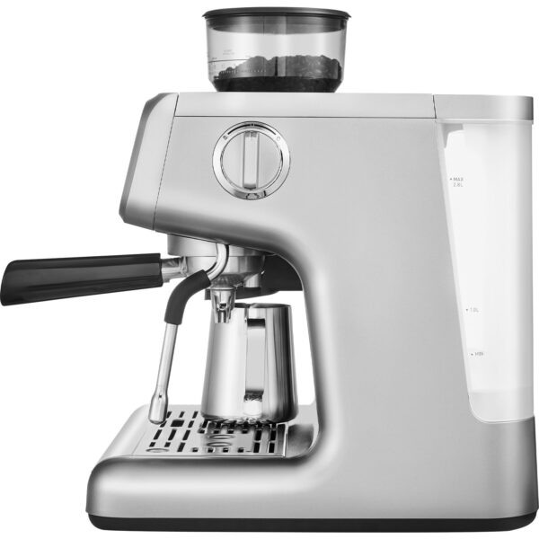 Espresso kávovar VEVOR s mlýnkem / 15 barový poloautomatický espresso stroj s napěňovačem mléka, parní tryskou, - Image 3