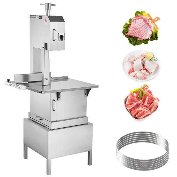 Pila na kosti - 2200 W 1500 kg/h Stroj na řezání kostí na zmrazené maso 4-220 mm