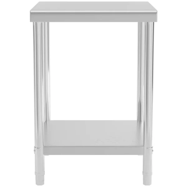 Pracovný stôl z ušľachtilej ocele - 60 x 60 cm - nosnosť 150 kg - Image 3