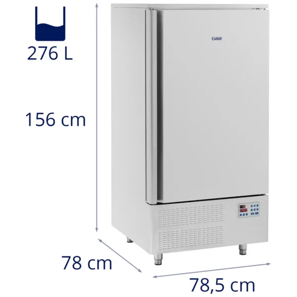 Prudký schladzovač - 276 l - mraziaci výkon: 35 kg/230 min - chladenie a mrazenie - nehrdzavejúca oceľ - Image 2