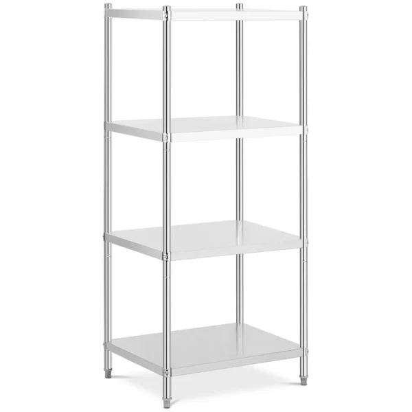 Nerezový regál - 80 x 60 x 180 cm - Royal Catering - 200 kg
