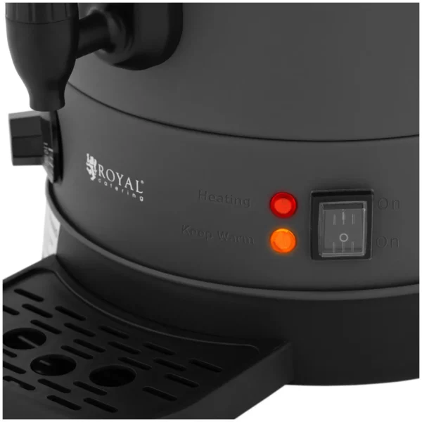 Varič vody - 13,5 L - 2500 W - odkvapkávacia miska - strieborná farba - Image 5