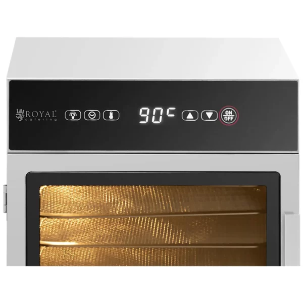 Sušička ovoce - nerezavějící ocel - 500 W - 6 pater Royal - Image 5