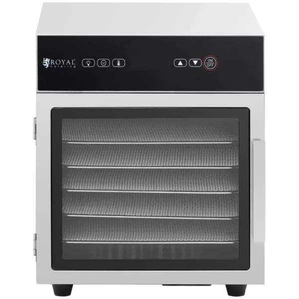 Sušička ovoce - nerezavějící ocel - 500 W - 6 pater Royal - Image 3