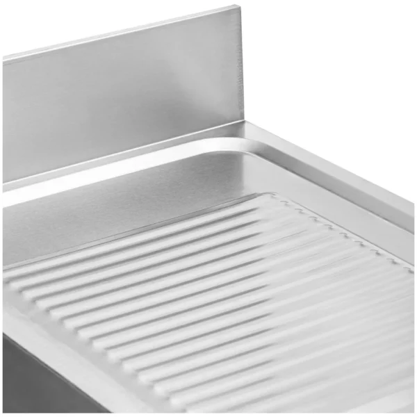 Drezový stôl - 1 misa - nehrdzavejúca oceľ - 100 x 70 x 97 cm - Royal Catering - Image 3