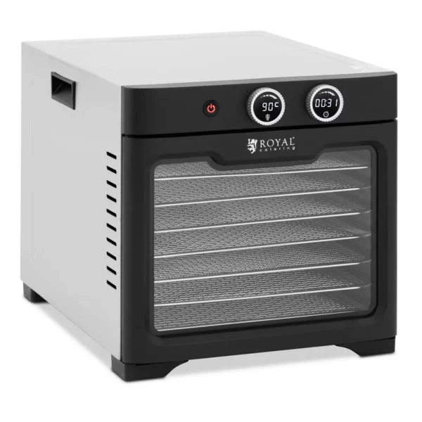 Sušička ovoce - 8 polic - 26 l - 800 W - Royal Catering
