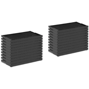 Mezistěna s rámem - 20 kusů - plast - 483 x 232 mm